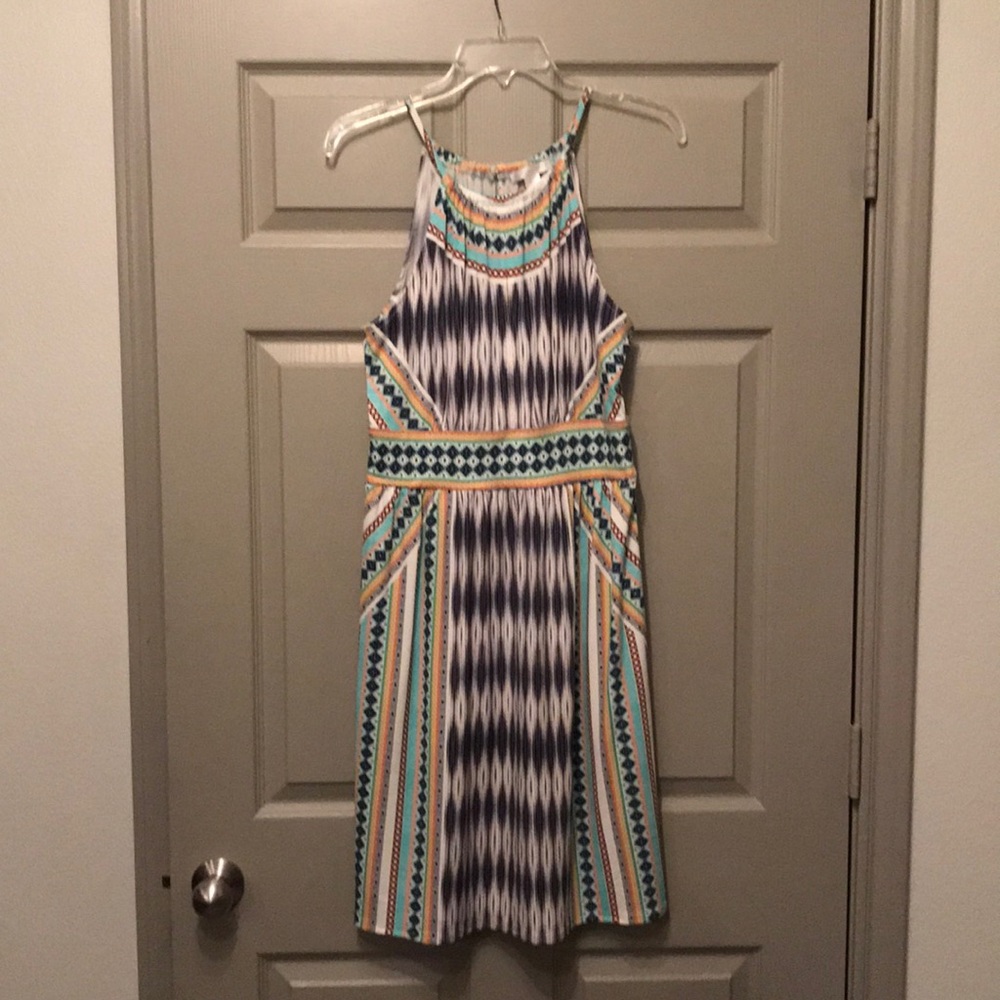 Halter Aztec dress -worn once